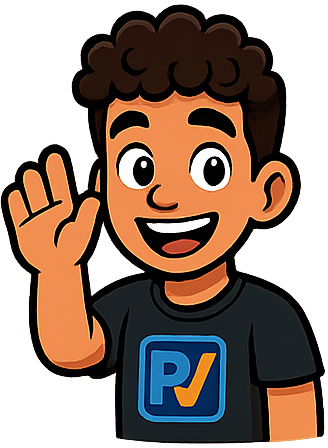 Paulo Victor's cartoon avatar waving